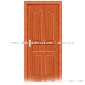 PVC Door, Laminated Hardwood Material, Various Colors and Dimensions Available